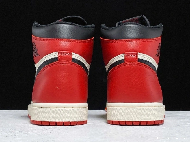Kick Theory Bred 555088-610 1 Toe OG Jordan Air Retro High 0714